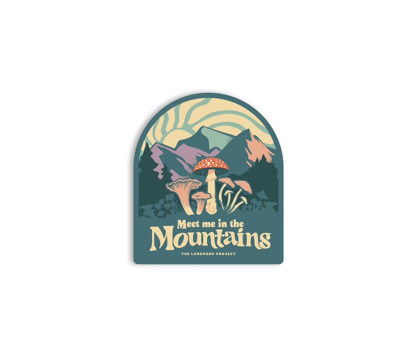 Meet Me in the Mountains Sticker
