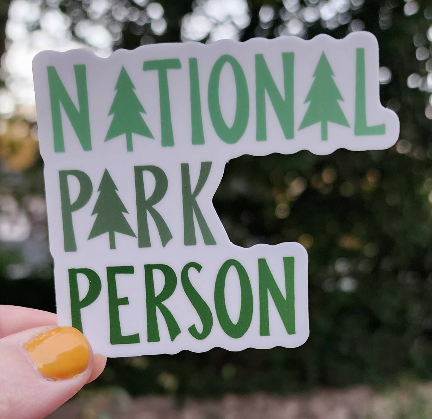 I'd Rather Be in a National Park Person Sticker