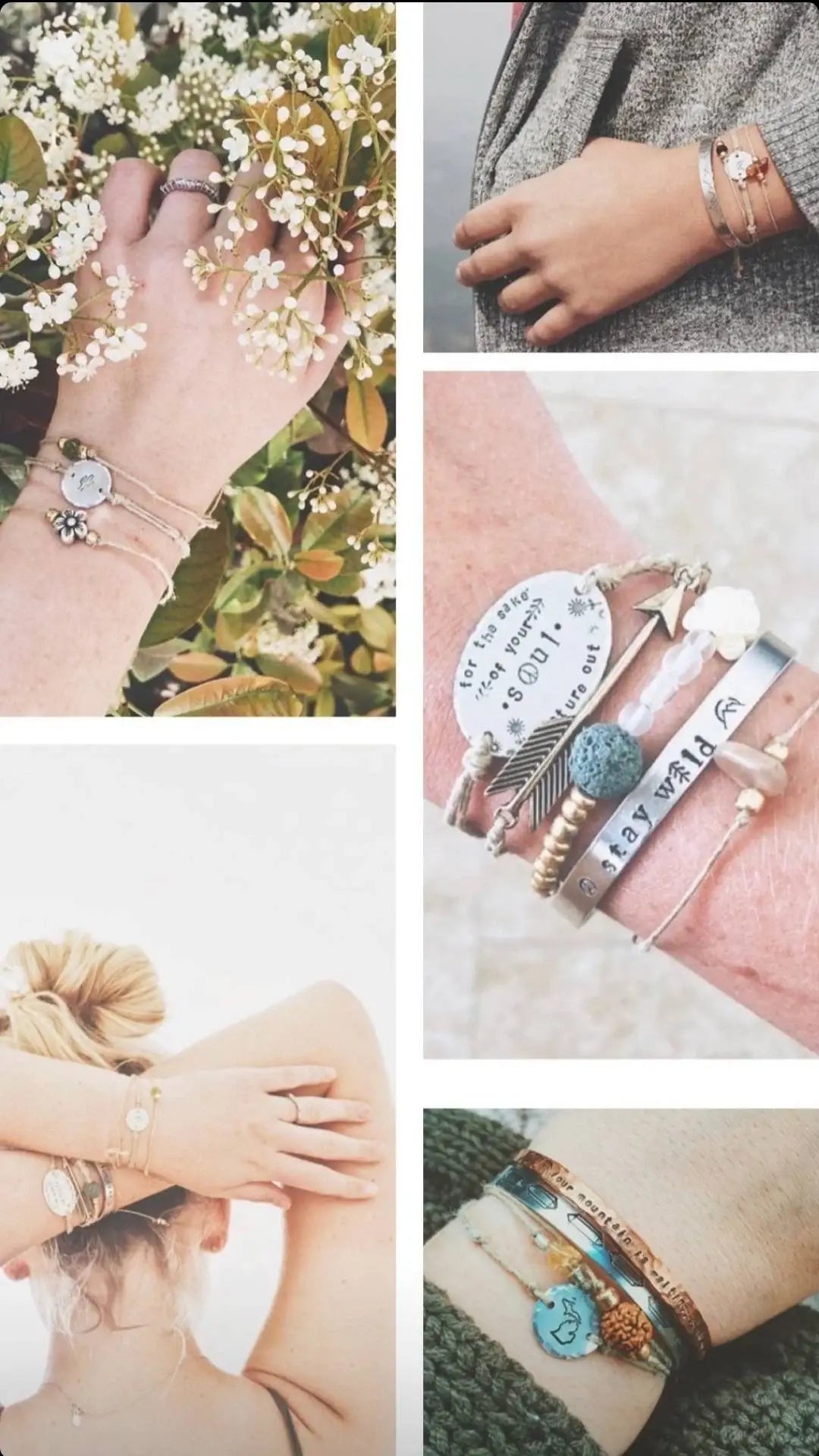 Rose Quartz Crystal Wish Bracelet with Hemp & Gold Beads