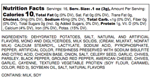 Loaded Baked Potato Dip-1.75 oz.