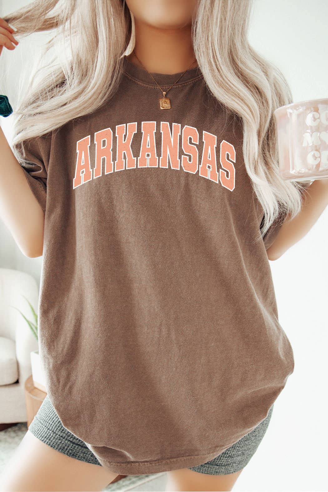 Arkansas Varsity Font Comfort Colors Tshirt