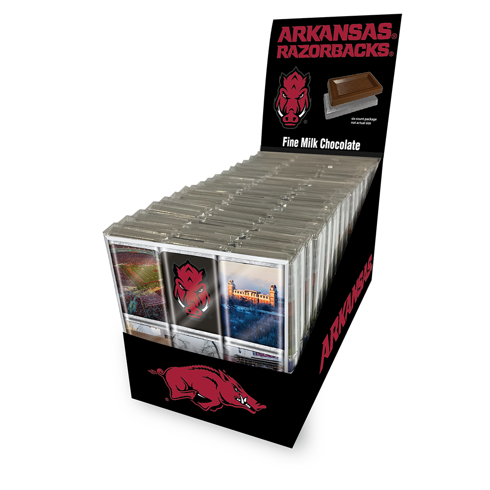 Arkansas Razorbacks Chocolate Iconics