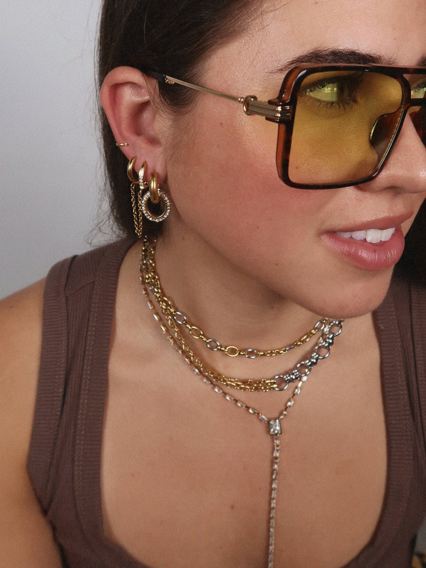Circle Link Earring : Hypoallergenic, Water Resistant, & Made in Arkansas