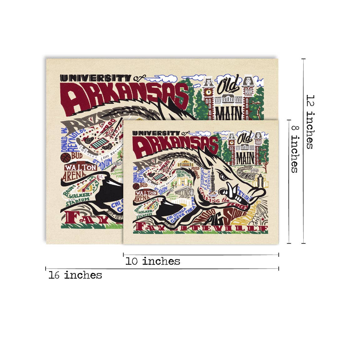 Arkansas, University of Collegiate Fine Art Print