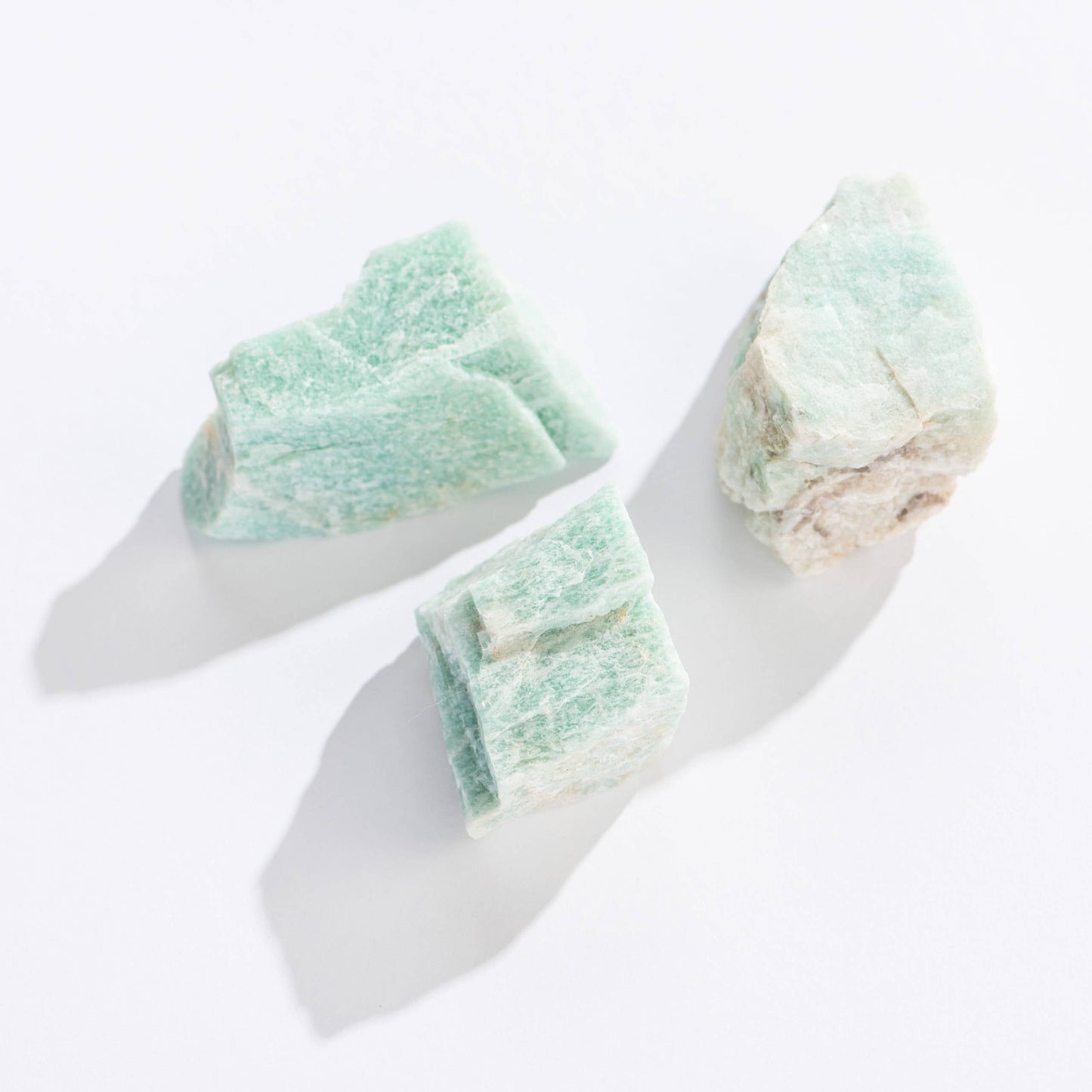 Rough Amazonite Crystals - 1"-2"