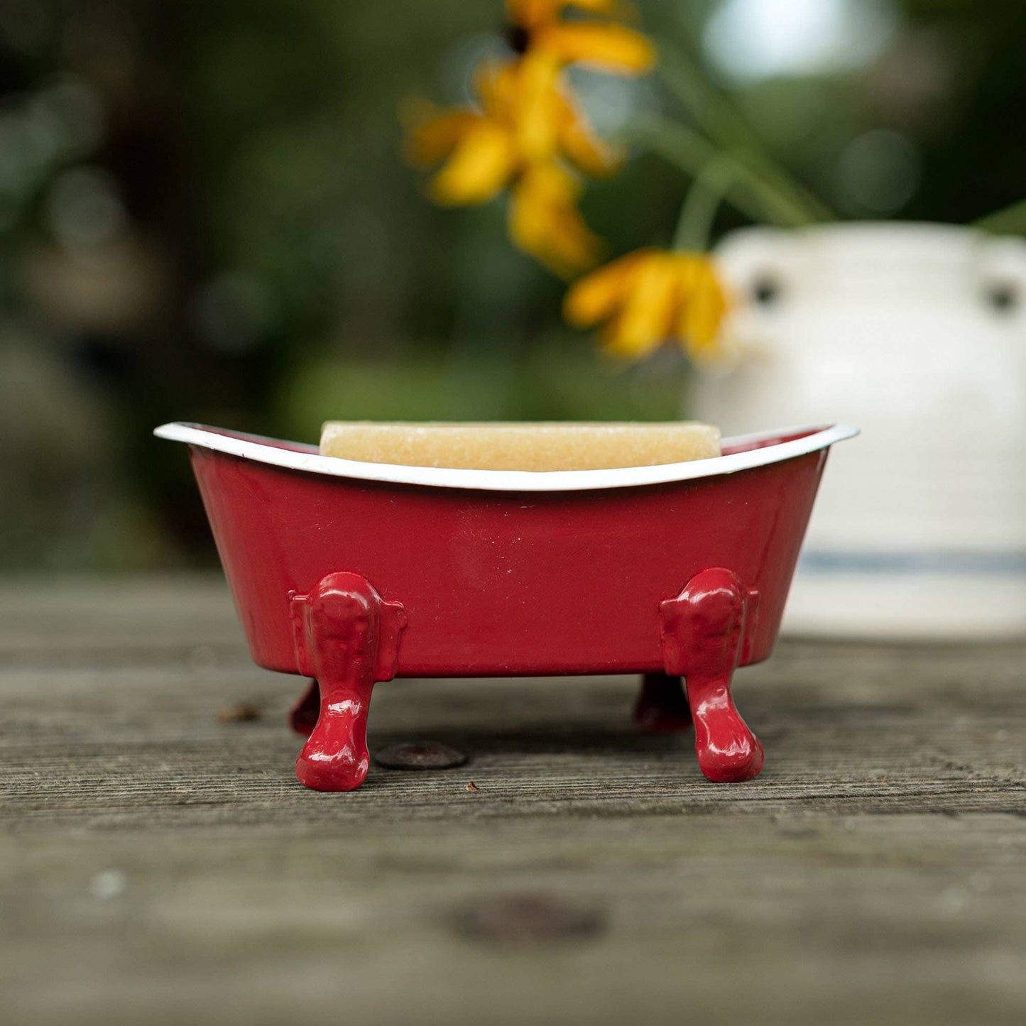 Mini Bathtub Soap Dish | Bathhouse Row Inspired Clawfoot Tub