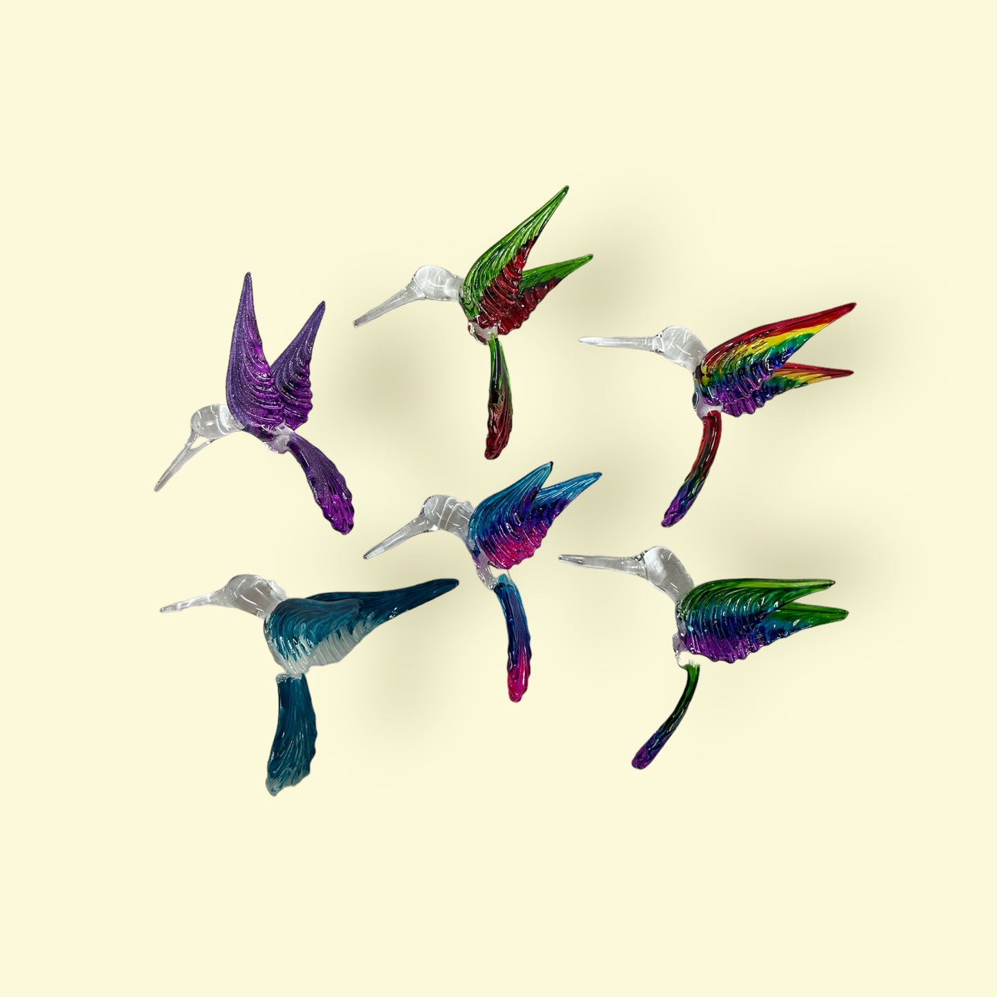 Blown Glass Hummingbird