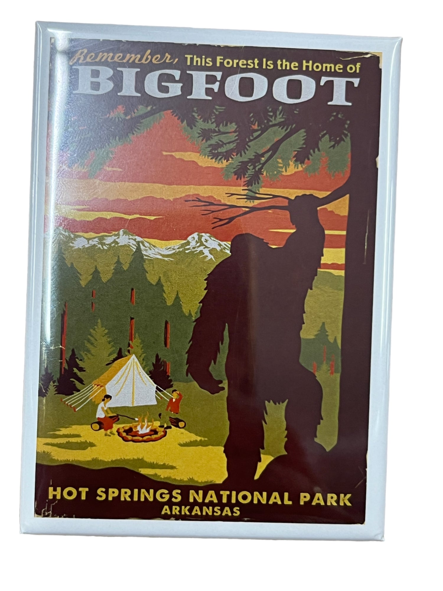 Bigfoot Mountains Magnet