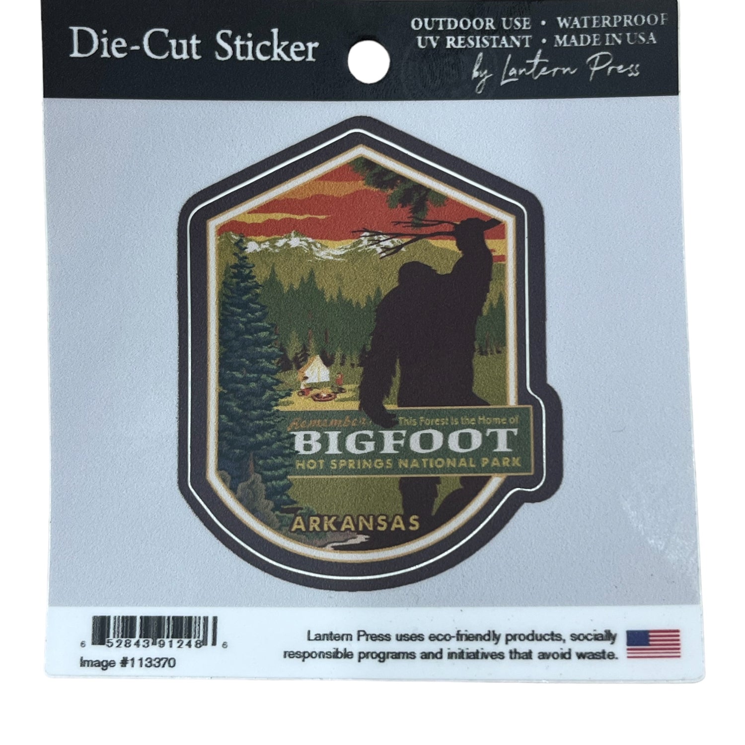 Bigfoot Mountains Sticker