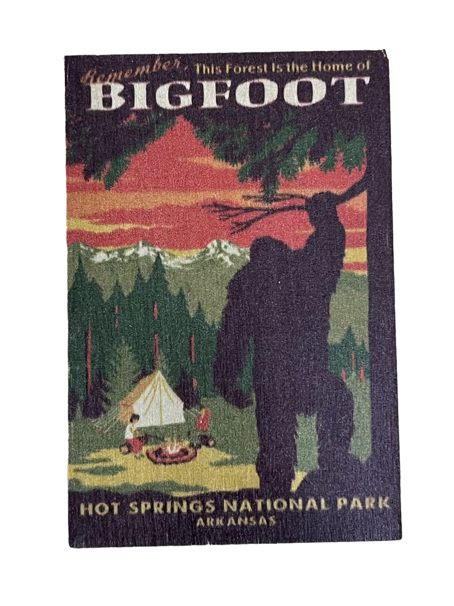 Bigfoot Mountains Magnet