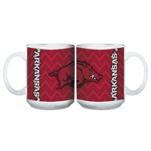Chevron Design Razorback Mug