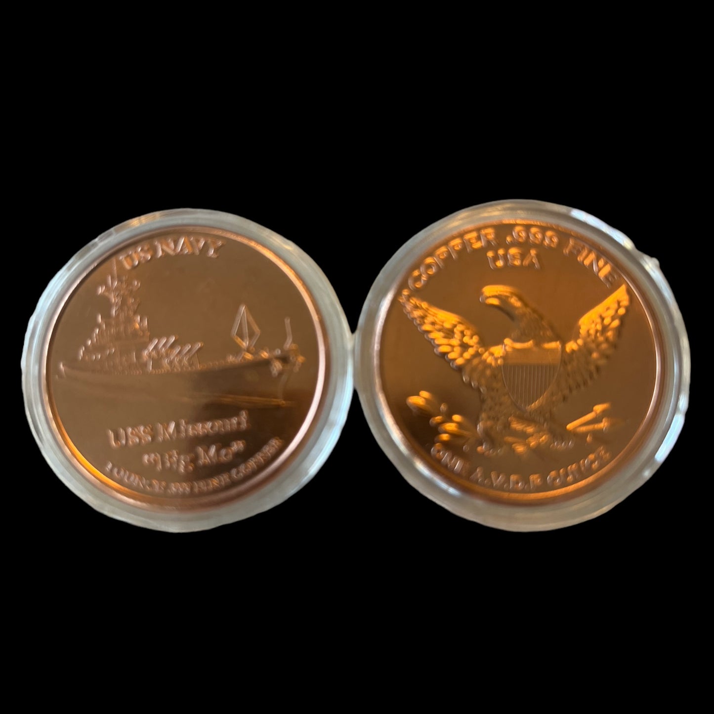 Copper Keepsake Coin