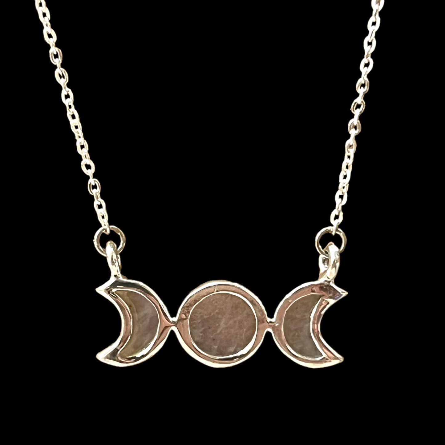 Rainbow Moonstone Eclipse Necklace