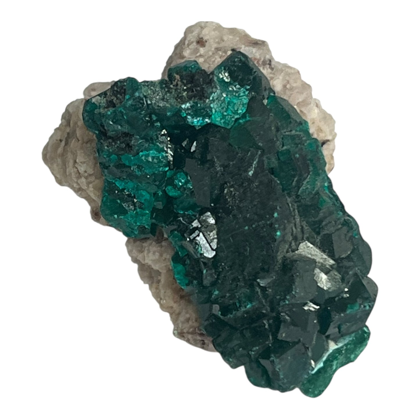 Dioptase Crystal Specimens | Vibrant Emerald-Green Mineral