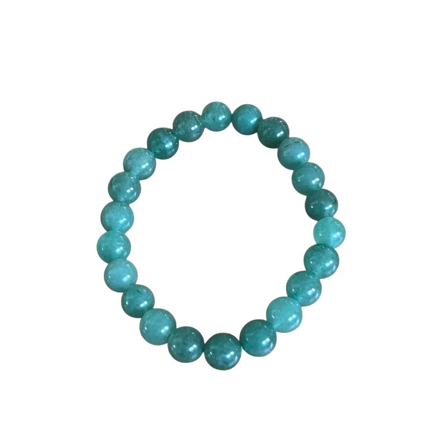Natural Stone Stretch Bracelets | 6–8 mm Beaded Gemstones