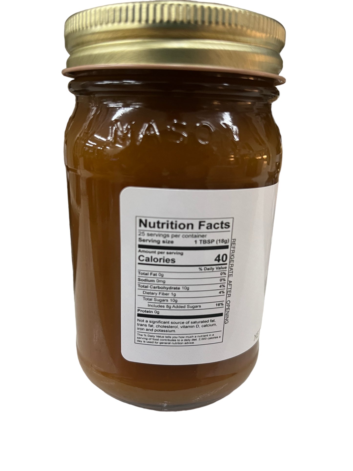 peach butter-16.5 oz
