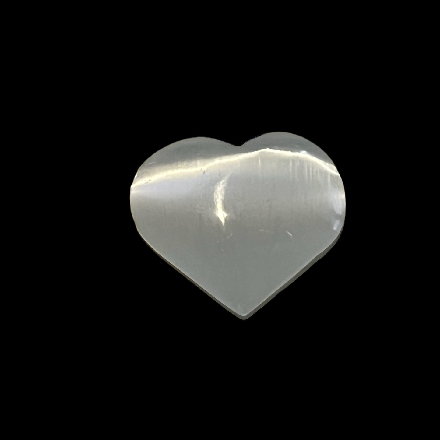 Selenite Heart Carvings | Plain & Angel Wing Designs