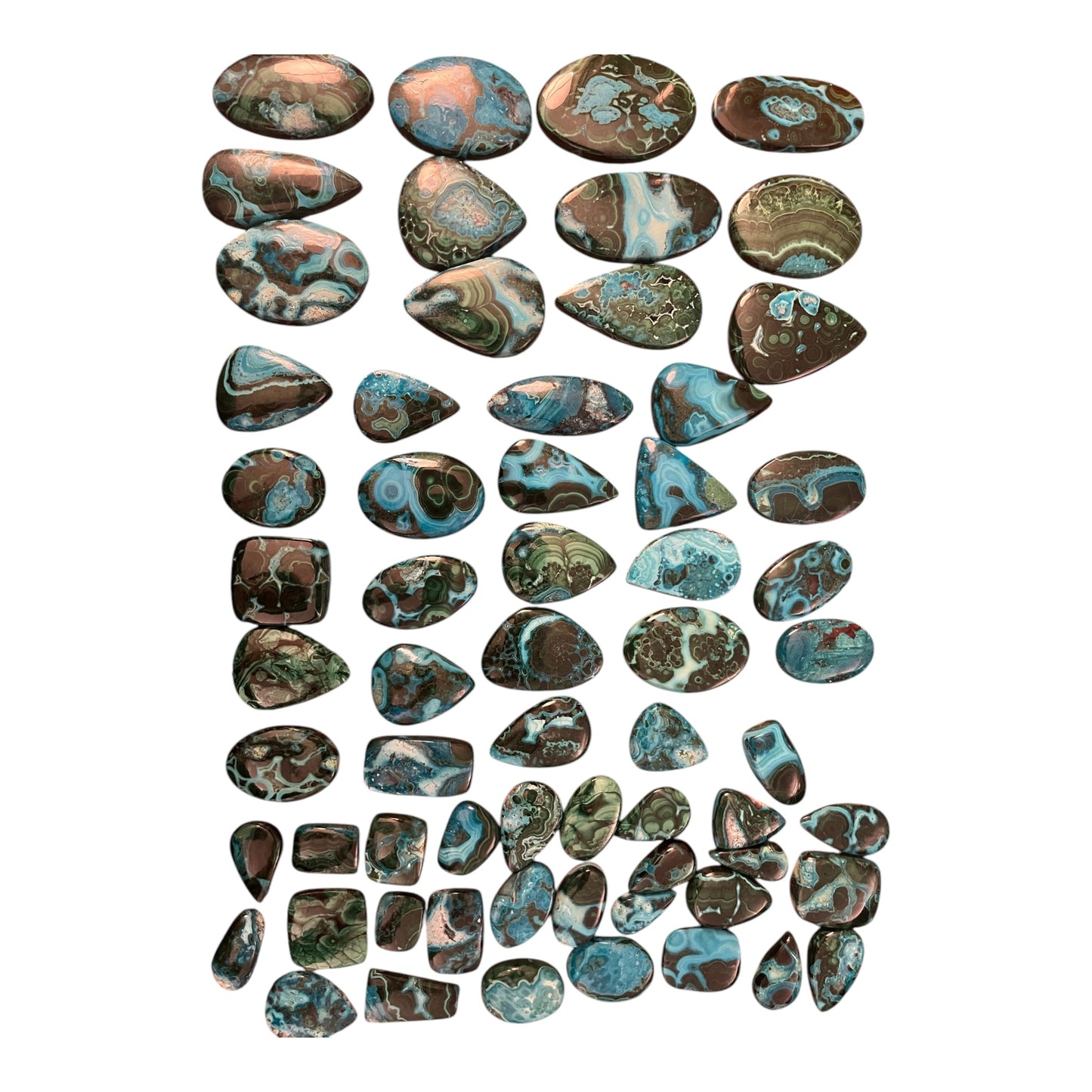 Chrysocolla Malachite Cabochon