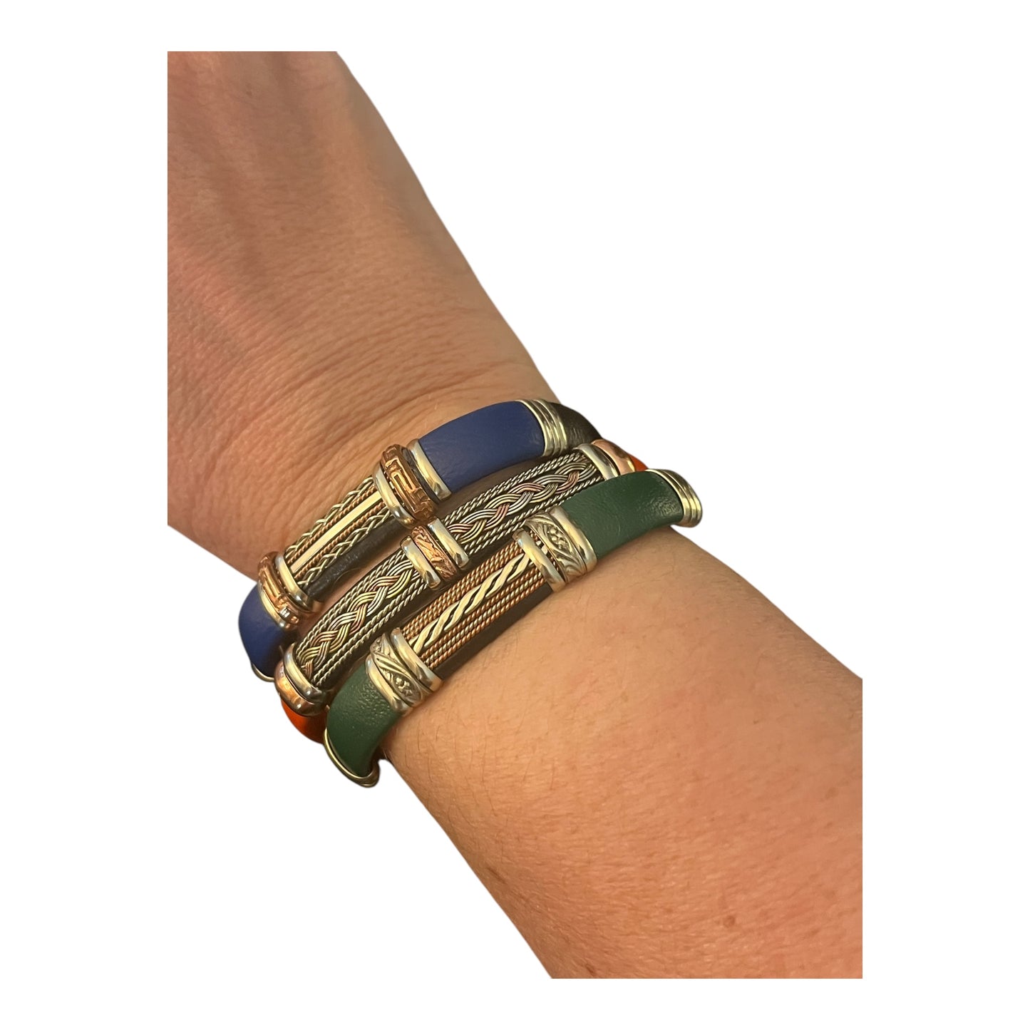 Spring Leather Bracelet