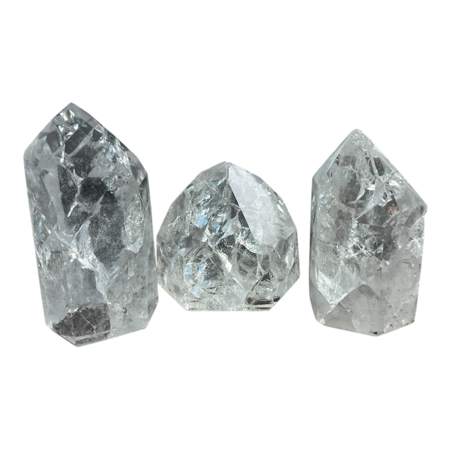 Crackled Quartz, Polished