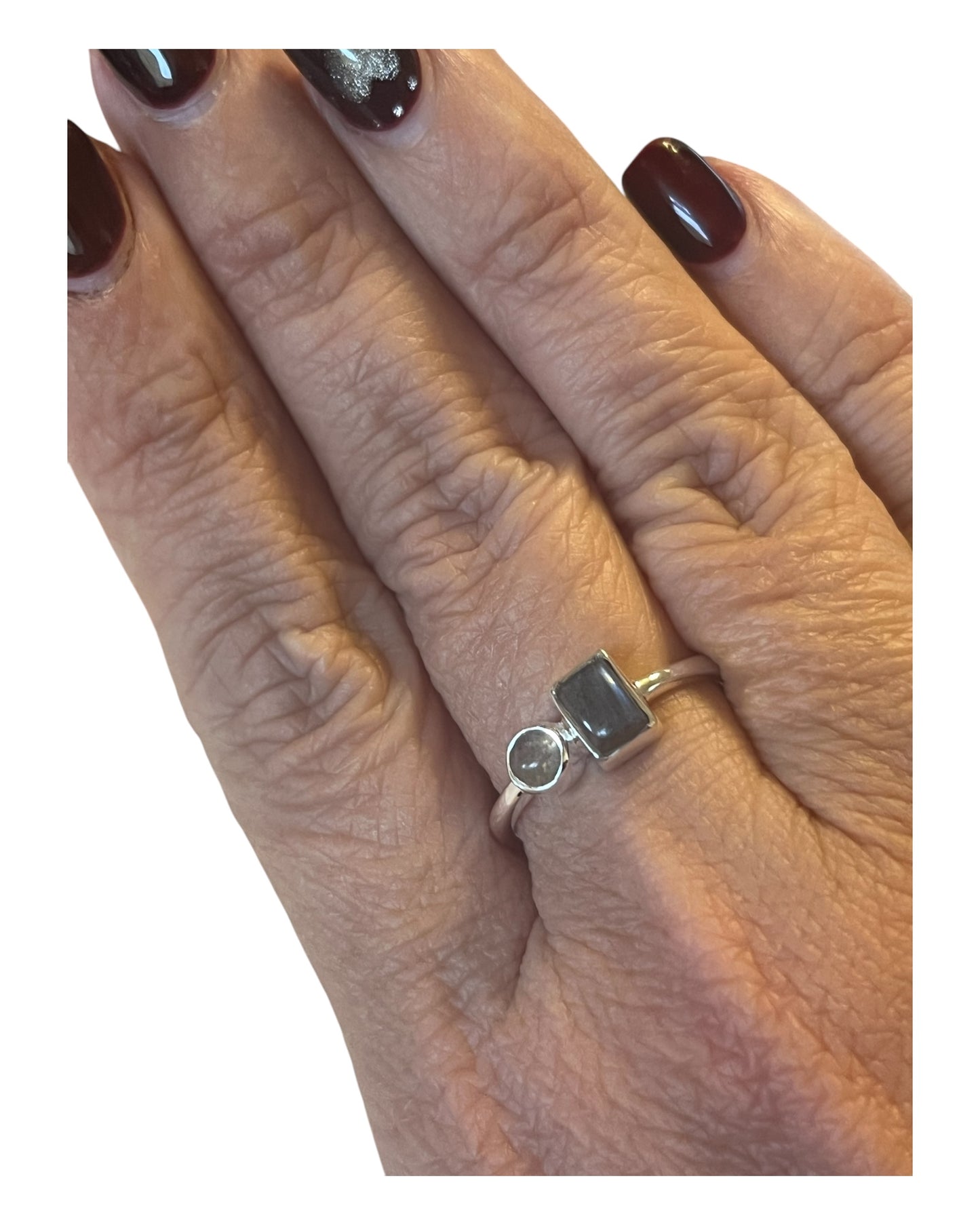 Labradorite Ring, Adjustable