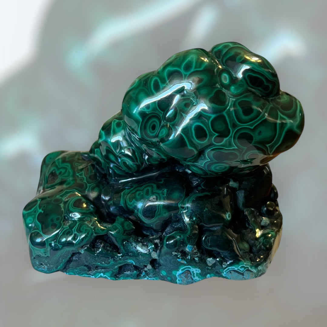 Freeform Polished Malachite