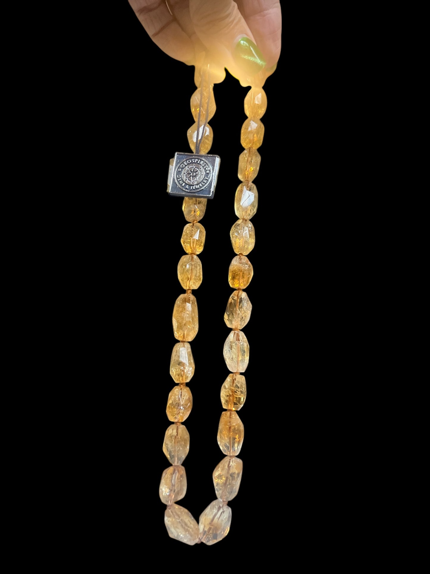 Natural Citrine Necklace