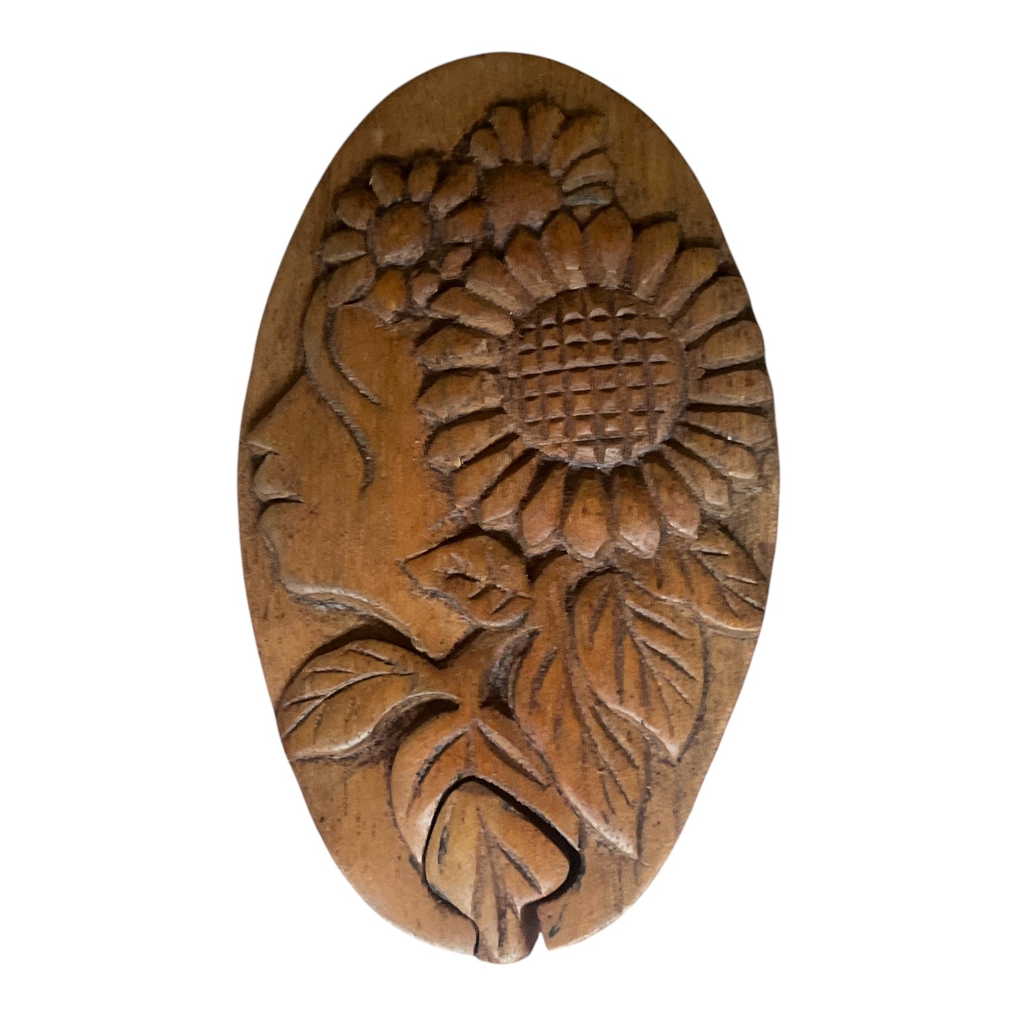 Carved Wood Puzzle Box