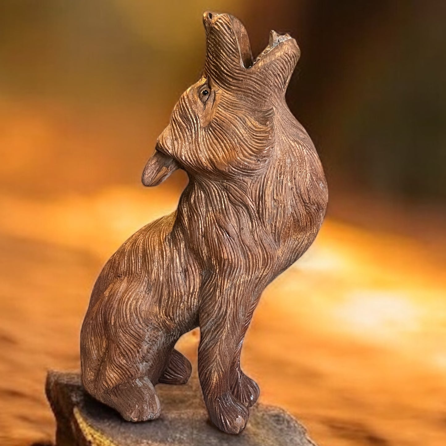 Carved Wolf