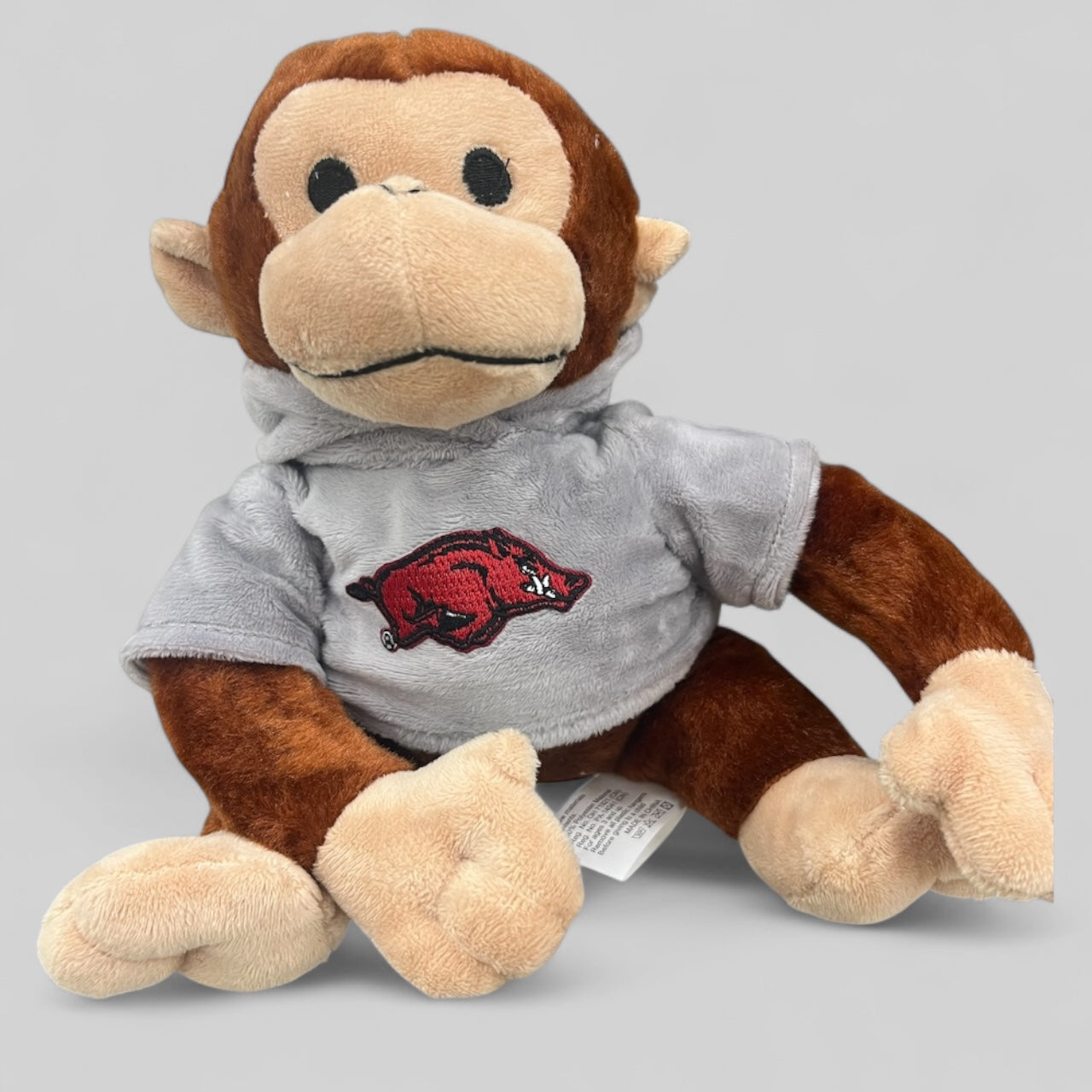 Razorback Plush Wearing Hoodie