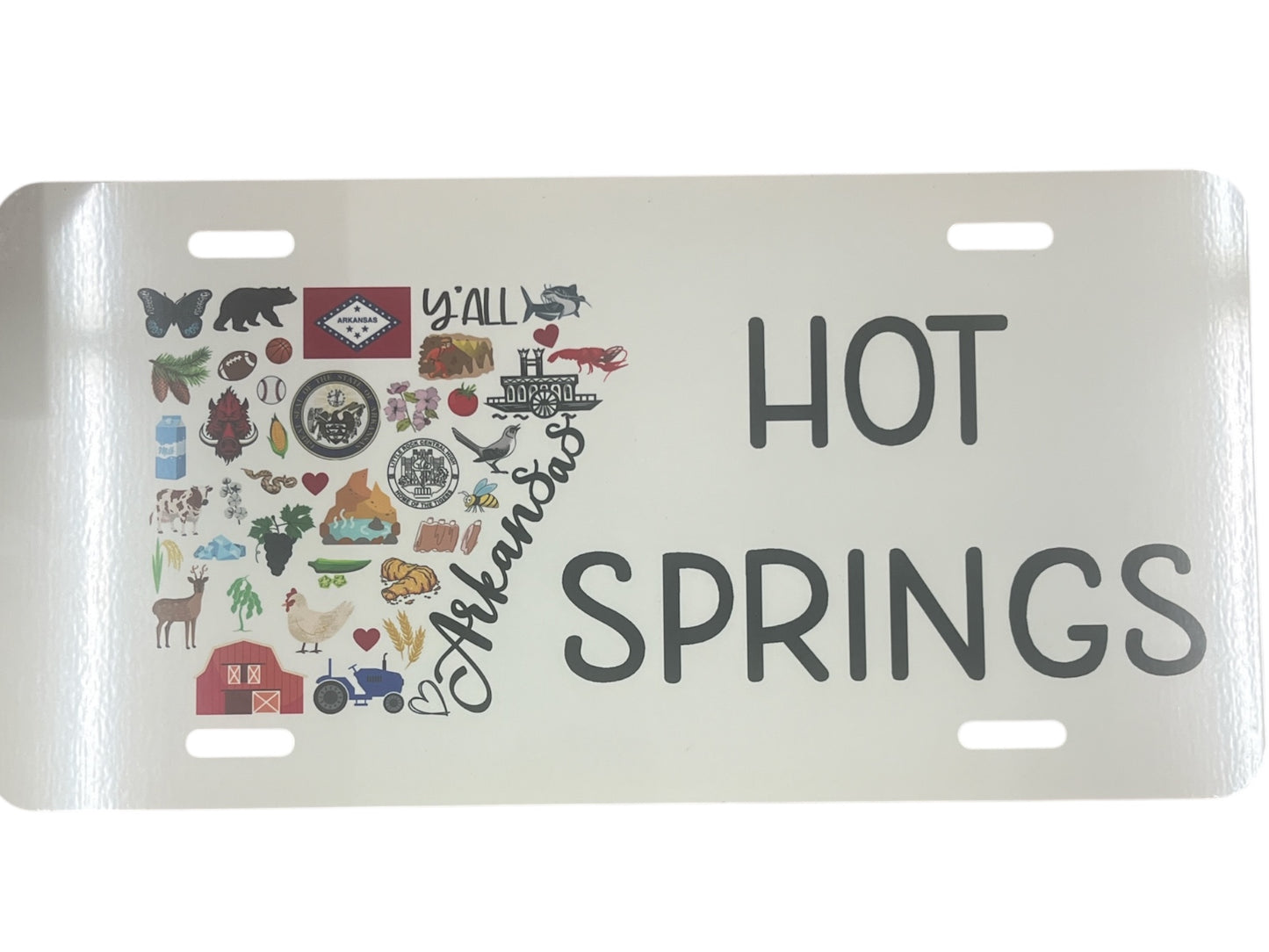 Hot Springs, Arkansas License Plate