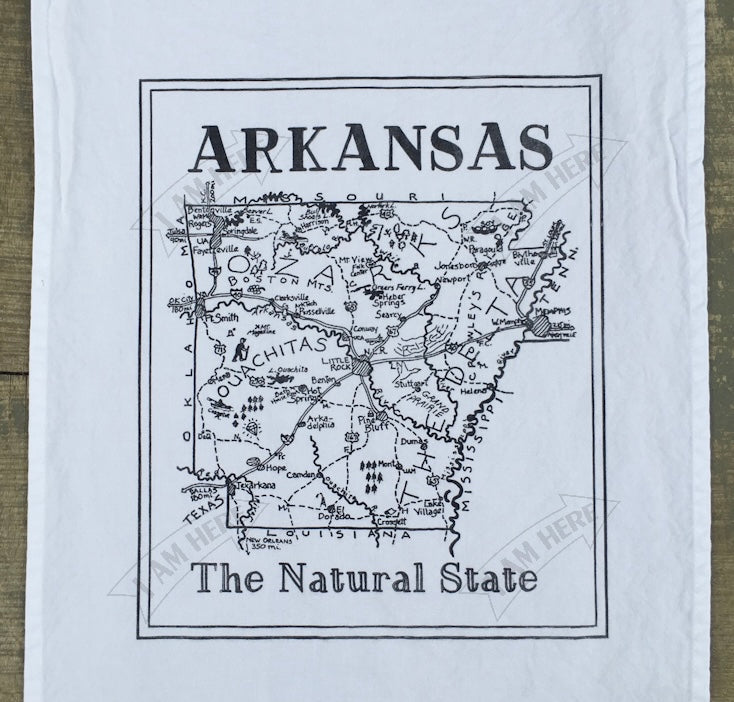 Arkansas Tea Towel
