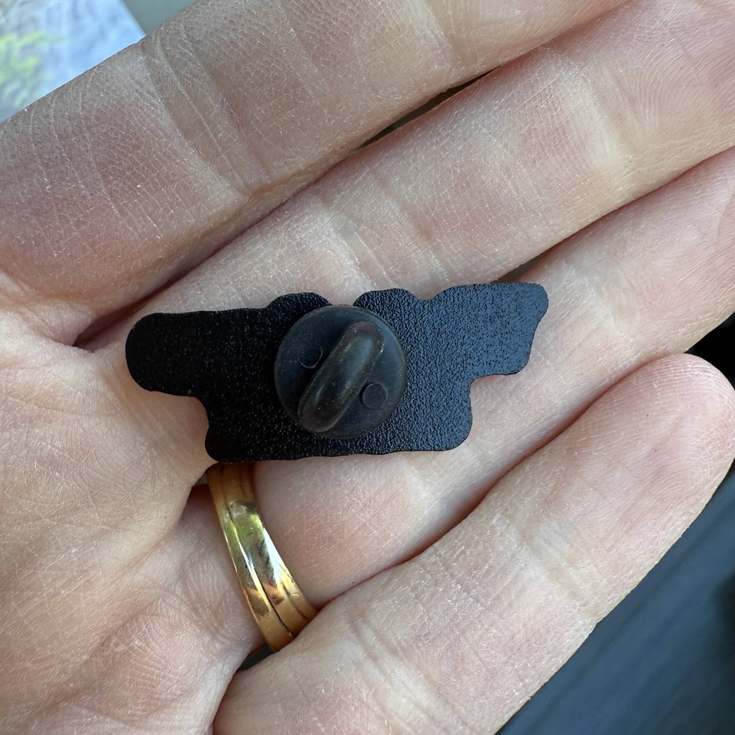 Wait, I See A Rock Enamel and Metal Lapel Pin