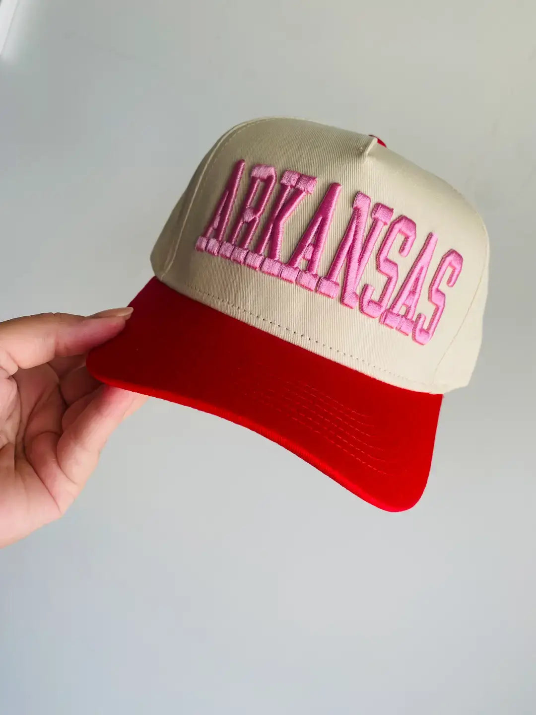 ARKANSAS Shade Of Pink Vintage Trucker Hat