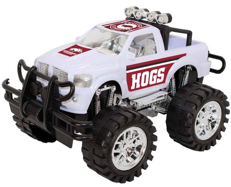 Arkansas Razorbacks Toy Truck Monster White