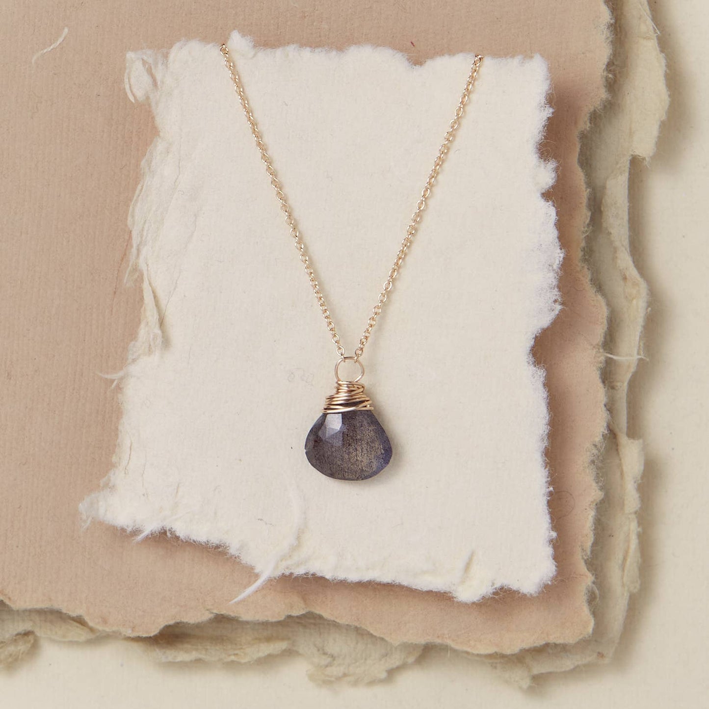 Pantone Necklace | Labradorite Natural Stone Necklace