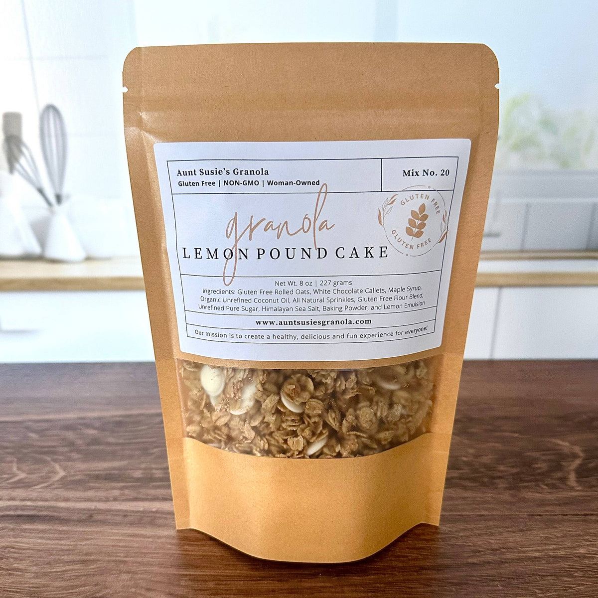 Lemon Pound Cake Granola | Gluten Free