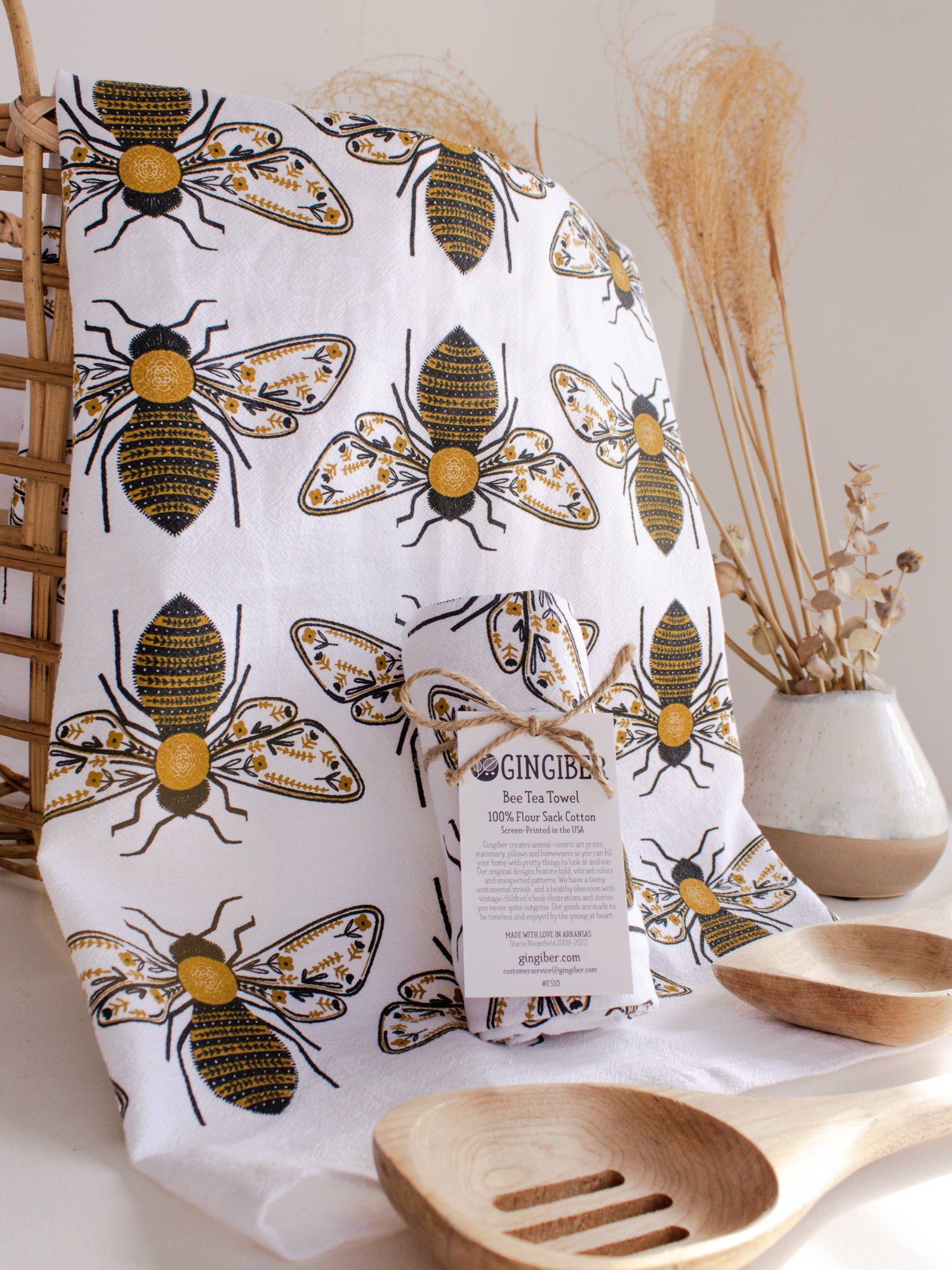 Bee Tea Towel