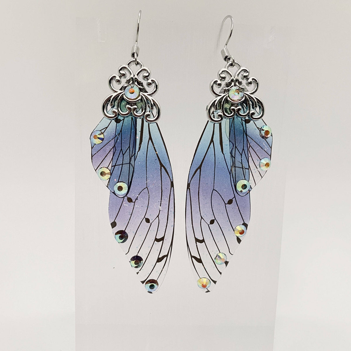 Handmade Fairy Wings Earrings Insect Butterfly Wing