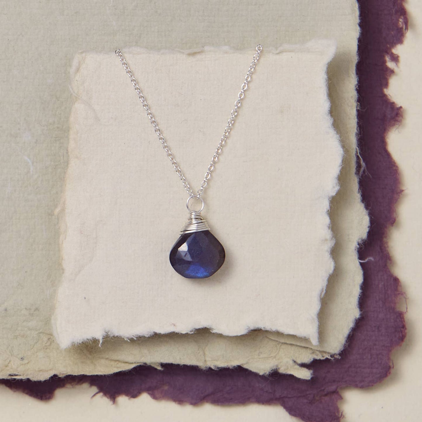 Pantone Necklace | Labradorite Natural Stone Necklace