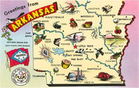 Postcard AR-145 Greetings from Arkansas