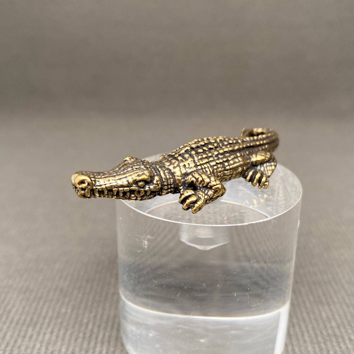 Brass Little Alligator Figurine