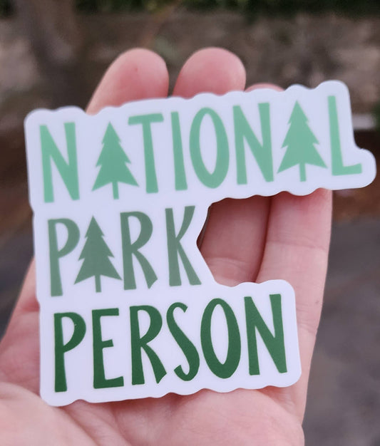 I'd Rather Be in a National Park Person Sticker
