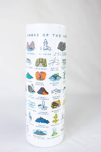 National Parks Checklist 20 oz Metal Tumbler