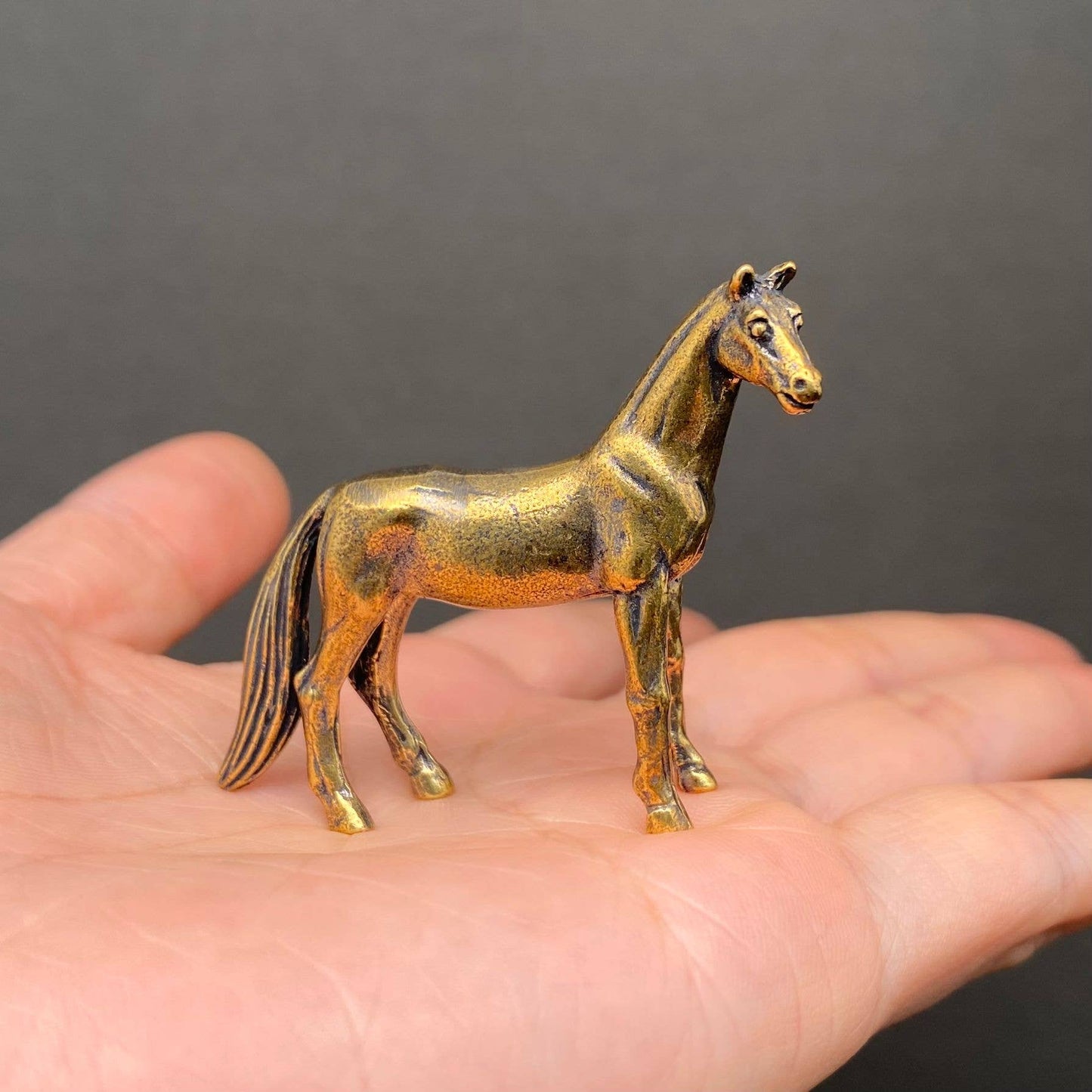 Brass Horse Crafts Decoration Desktop Ornaments