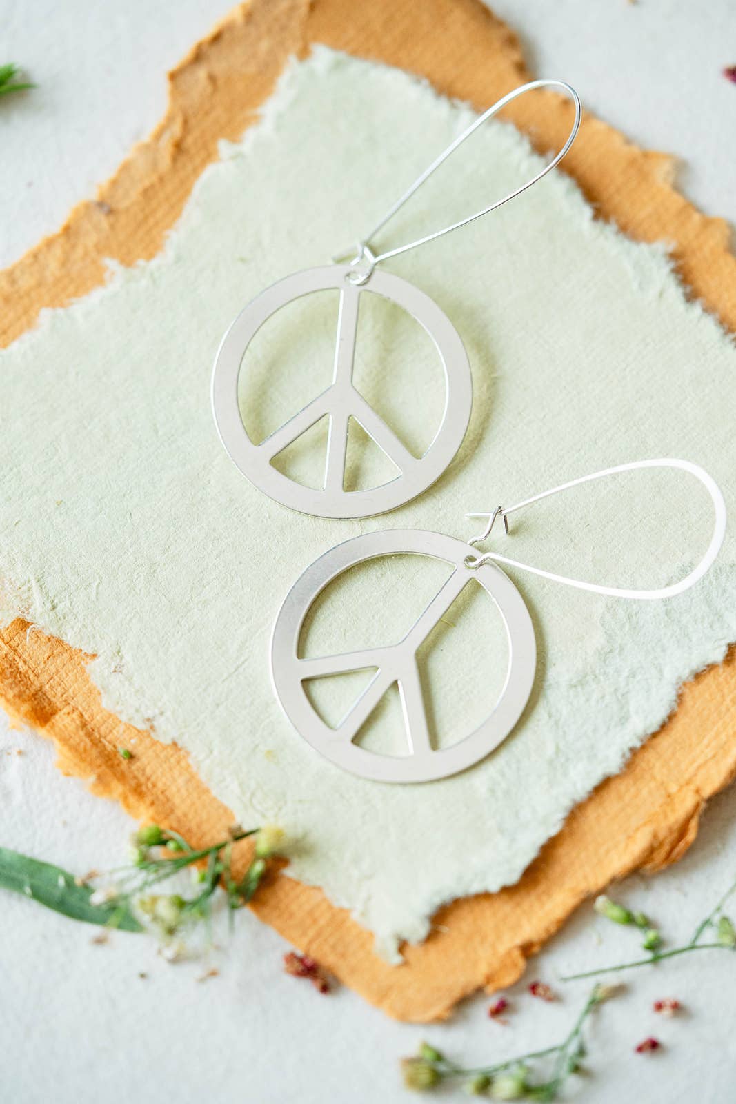 Peace Sign Earrings