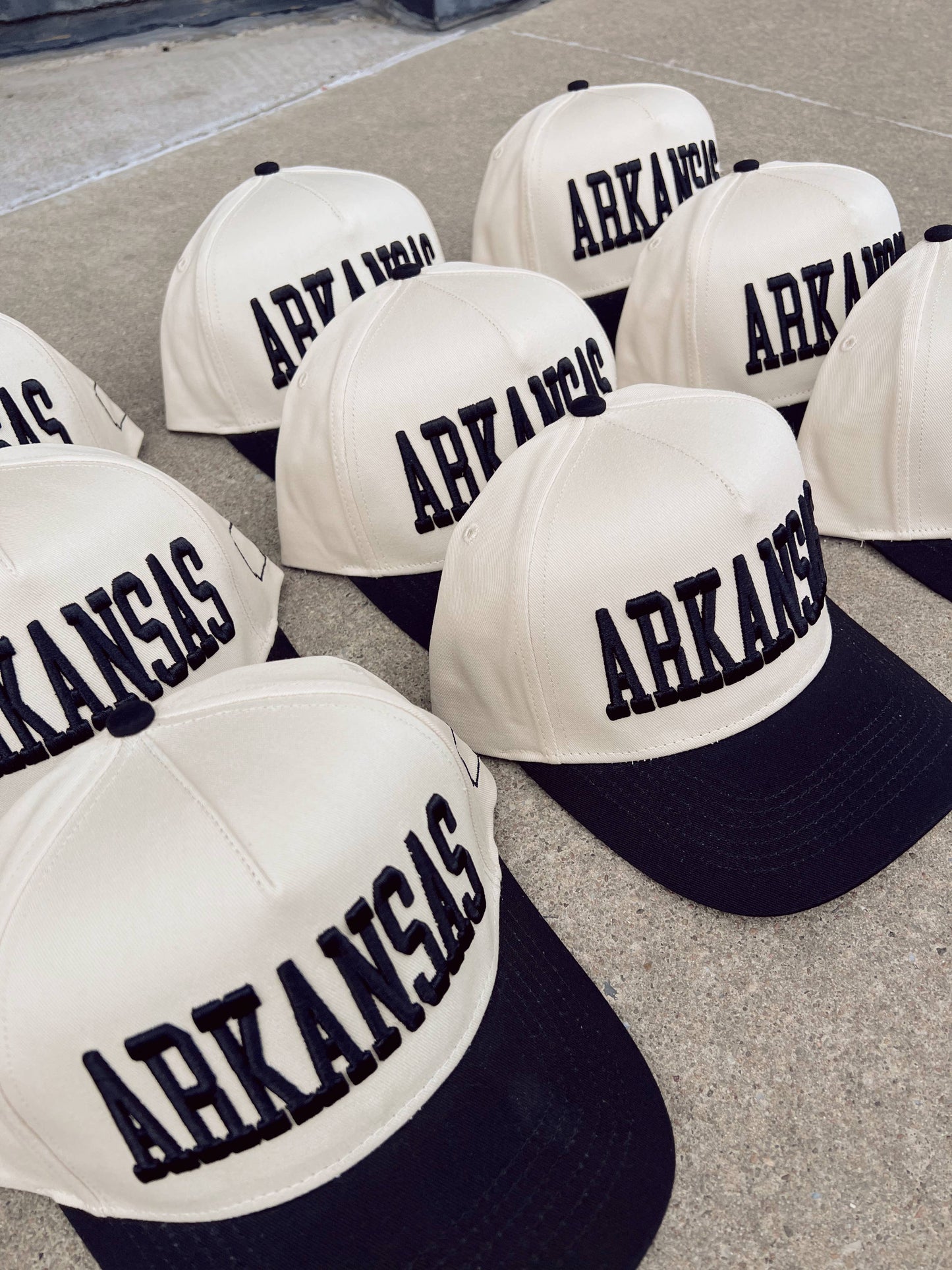 ARKANSAS Vintage Trucker Hat-Black