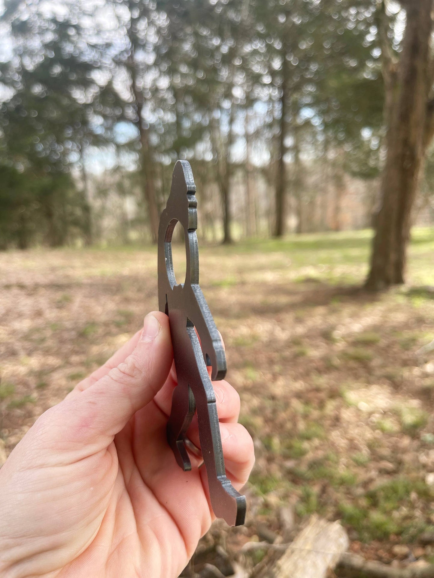 Bigfoot Sasquatch Yeti Bottle Opener from 11g Raw Steel