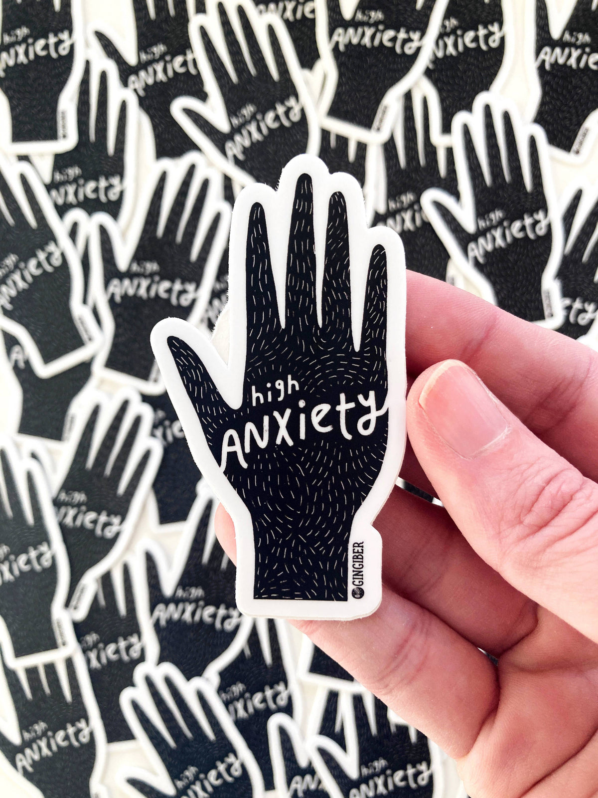 High Anxiety Sticker