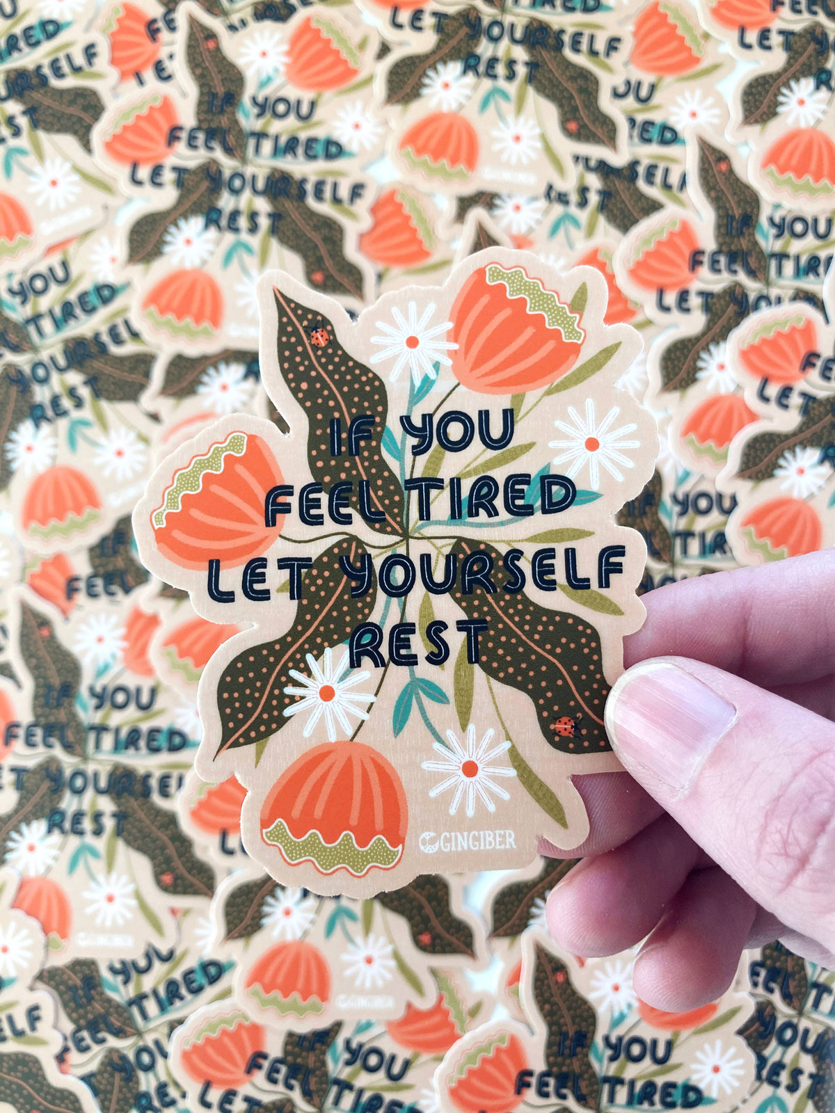 Rest Stickers Let Yourself Rest Sticker – All Things Arkansas